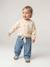 Sweatshirt with leopard print taupe+vanilla - vertbaudet enfant 