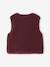 Sleeveless Sherpa Jacket for Girls blush+plum+vanilla - vertbaudet enfant 