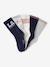 Pack of 5 sports socks for girls marl grey - vertbaudet enfant 
