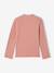 Roll-neck top for girls ecru+old rose - vertbaudet enfant 
