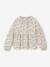Printed blouse for girls anthracite+vanilla - vertbaudet enfant 