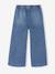 Wide-leg trousers for girls bleached denim+medium blue - vertbaudet enfant 