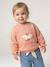 Long-sleeved sweatshirt for baby girls apricot - vertbaudet enfant 