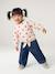 Wide Leg Jeans with Tie Belt, for Babies brut denim+stone - vertbaudet enfant 