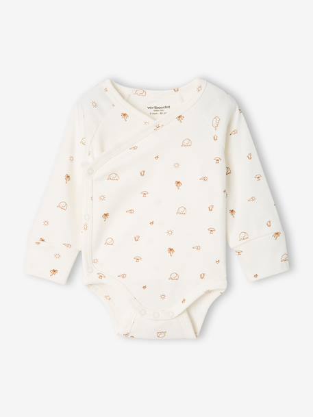 Pack of 5 long-sleeved bodysuits for baby caramel - vertbaudet enfant 