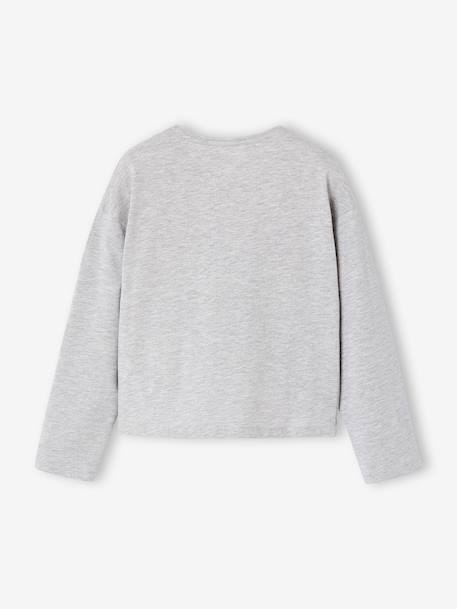 Pack of 2 pyjamas for girls marl grey - vertbaudet enfant 