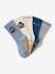 Pack of 5 socks for boys grey blue - vertbaudet enfant 