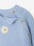Knitwear jumper with side opening for newborn sky blue - vertbaudet enfant 