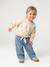 Sweatshirt with leopard print taupe+vanilla - vertbaudet enfant 