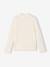 Roll-neck top for girls ecru+old rose - vertbaudet enfant 