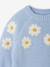 Knitwear jumper with side opening for newborn sky blue - vertbaudet enfant 