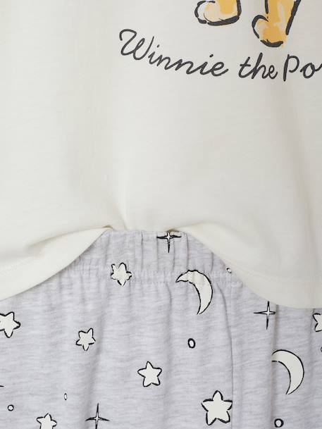 Long-sleeved pyjamas Winnie for girls marl grey - vertbaudet enfant 