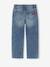 Straight-leg jeans for girls light blue+medium blue - vertbaudet enfant 