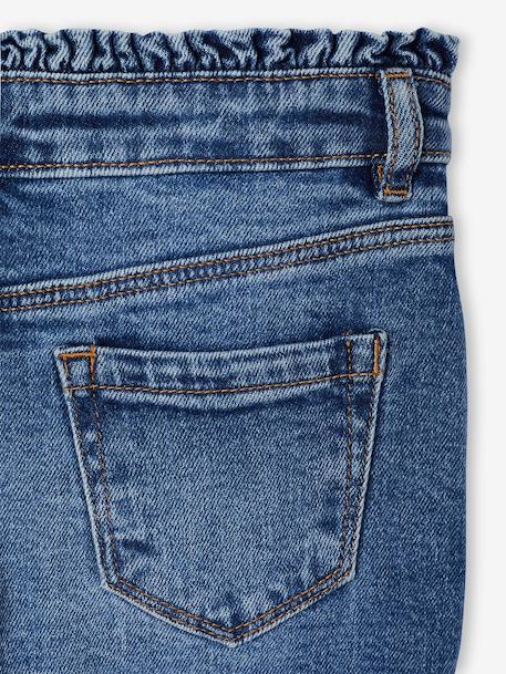 Jean slim fille morphologie large bleu moyen - vertbaudet enfant 