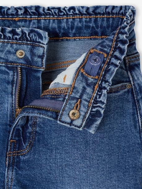Slim-fit jeans for girls medium blue - vertbaudet enfant 