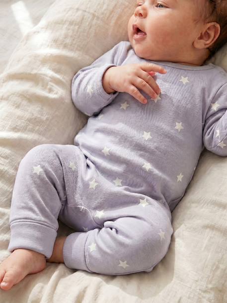 Lot de 2 dors-bien bébé ouverture dos bleu ciel - vertbaudet enfant 