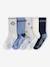 Pack of 5 socks for boys marl grey - vertbaudet enfant 
