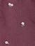 Pantalon mom fille brodé prune+rose poudré+vert de gris - vertbaudet enfant 