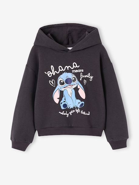 Hooded Lilo and Stitch sweatshirt for girls anthracite - vertbaudet enfant 