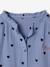 Chemise file gaze de coton imprimée personnalisable blanc imprimé+bleu chambray+écru - vertbaudet enfant 