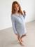 Maternity and nursing nightdress sky blue - vertbaudet enfant 