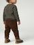 Corduroy Trousers for Babies brown+caramel+grey blue+lichen - vertbaudet enfant 