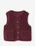 Sleeveless Sherpa Jacket for Girls blush+plum+vanilla - vertbaudet enfant 