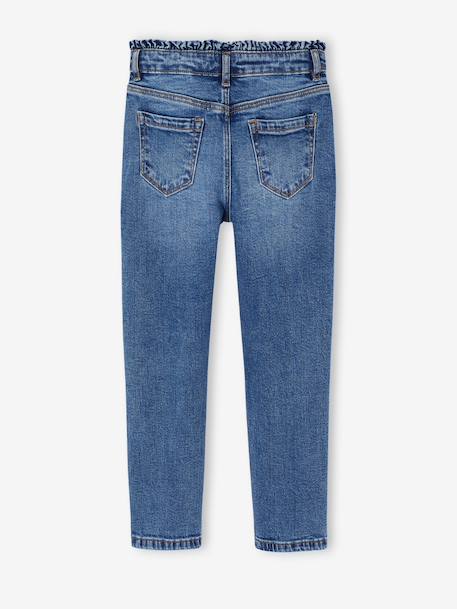 Slim-fit jeans for girls medium blue - vertbaudet enfant 