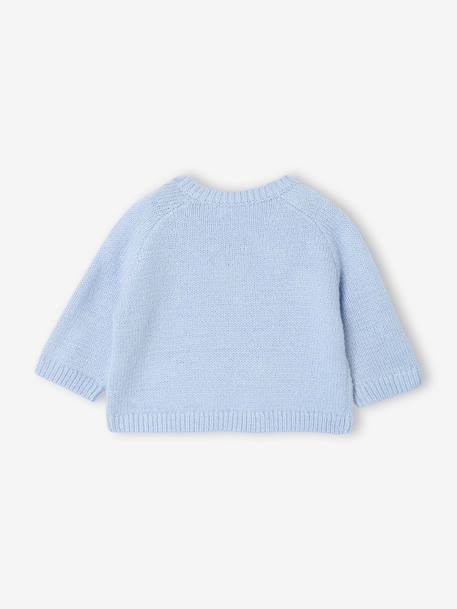 Pull naissance ouverture côté bleu ciel - vertbaudet enfant 