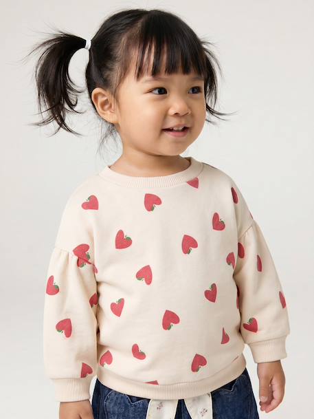 Sweatshirt for baby ecru - vertbaudet enfant 