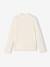 Roll-neck top for girls ecru+old rose - vertbaudet enfant 