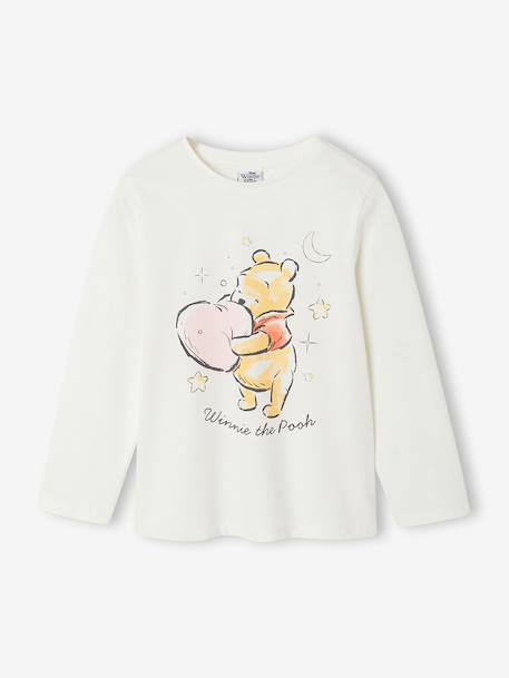 Long-sleeved pyjamas Winnie for girls marl grey - vertbaudet enfant 