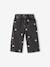 Wide-leg jeans with small embroidered hearts denim grey+double stone+stone - vertbaudet enfant 