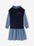 Robe 2 en1 fille marine - vertbaudet enfant 