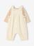 Dungaree set and bodysuit for baby girls vanilla - vertbaudet enfant 