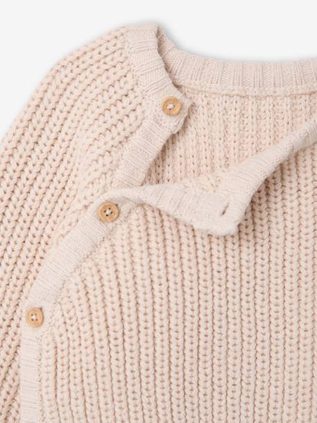 Ensemble 4 pièces bébé mixte beige chiné - vertbaudet enfant 