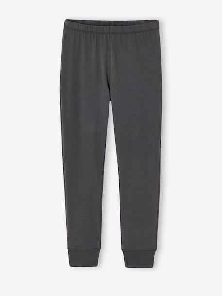 Pack of 2 pyjamas for girls marl grey - vertbaudet enfant 