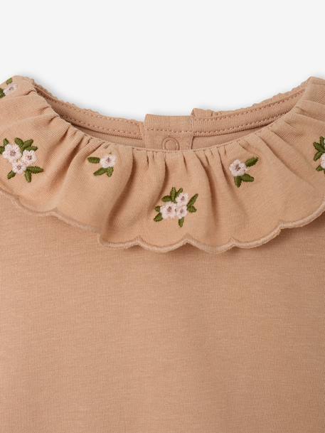Long-sleeved T-shirt for baby girls blush - vertbaudet enfant 