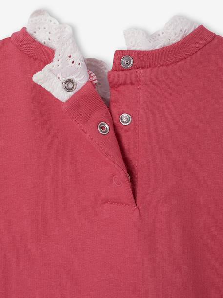 Sweatshirt HELLO KITTY for baby girls raspberry pink - vertbaudet enfant 