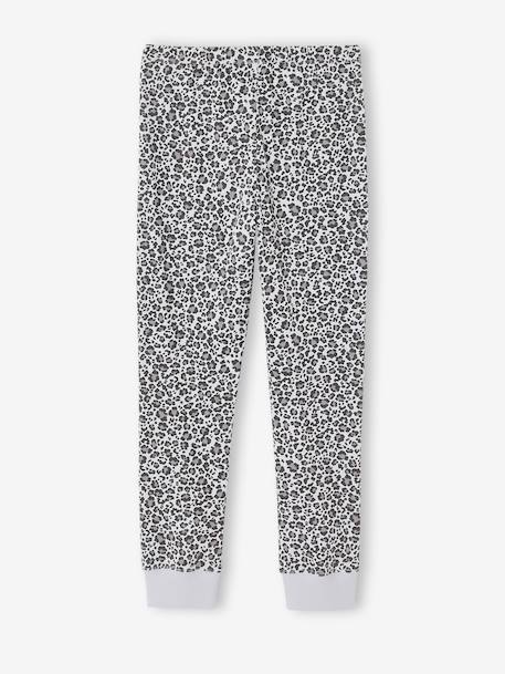 Pack of 2 pyjamas for girls marl grey - vertbaudet enfant 