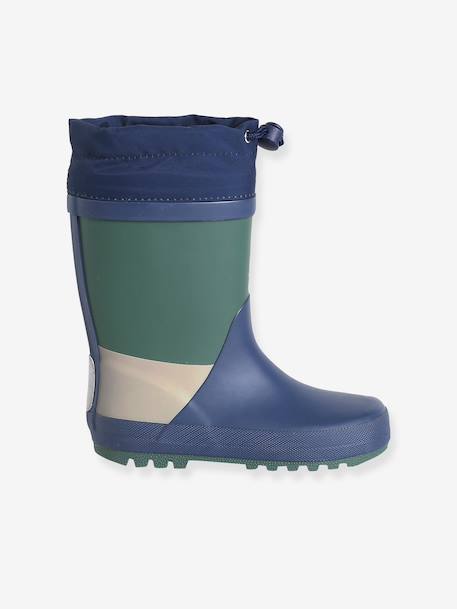 Rain boots for boys navy blue - vertbaudet enfant 