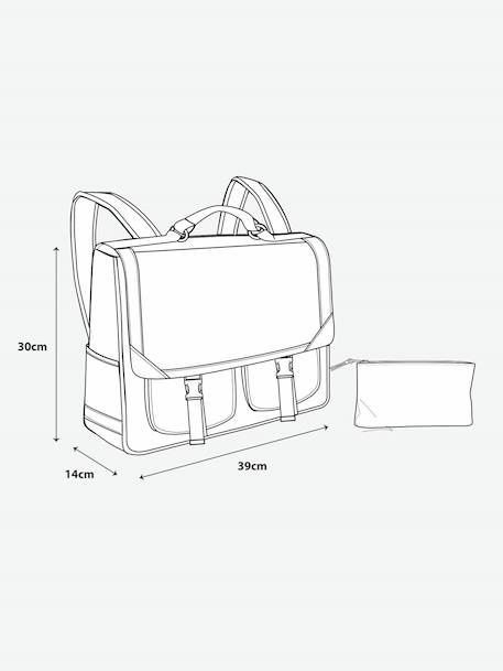 Charlie school bag for boys deep blue - vertbaudet enfant 