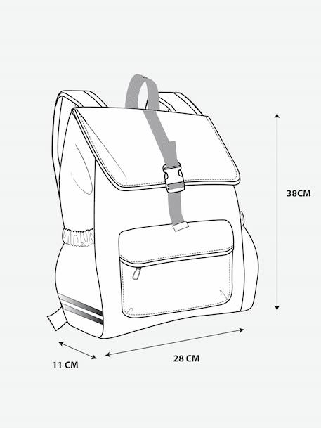 Sac à dos garçon polyester personnalisable kaki - vertbaudet enfant 