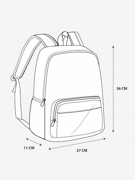 Sac à dos garçon en polyester vert foncé - vertbaudet enfant 