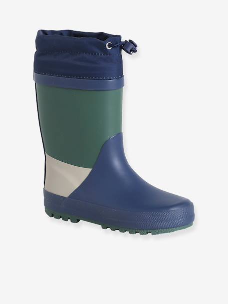 Rain boots for boys navy blue - vertbaudet enfant 