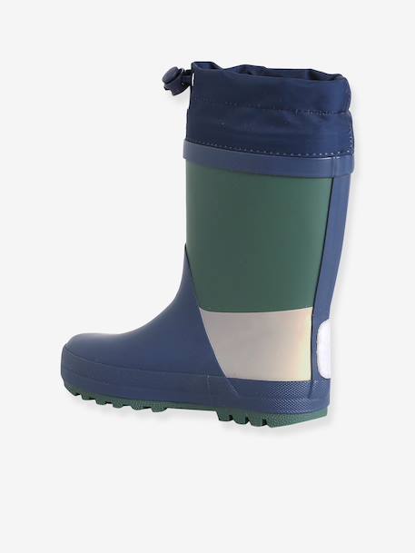 Rain boots for boys navy blue - vertbaudet enfant 