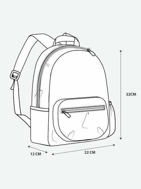 Personalised kids' backpack candy pink - vertbaudet enfant 