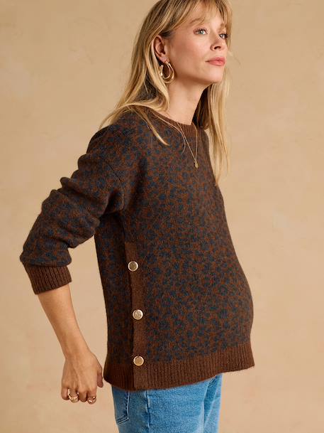 Maternity and nursing jumper Clara chocolate - vertbaudet enfant 