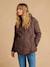 Adaptive & Reversible Padded Jacket, for Maternity & Babywearing by ENVIE DE FRAISE chocolate+khaki - vertbaudet enfant 