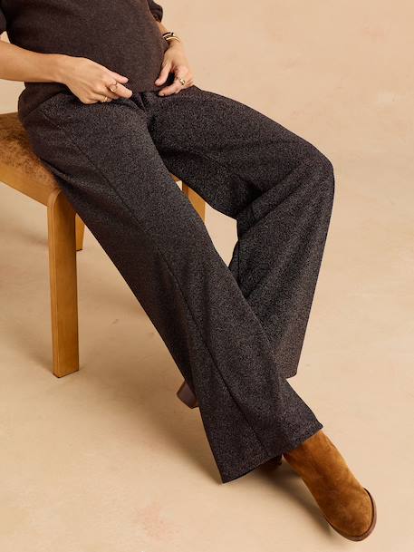 Maternity lurex trousers chocolate - vertbaudet enfant 